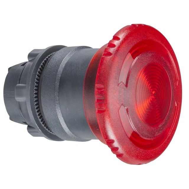 Harmony XB5- tete bouton C. poing lumi DEL - Ø40 - pousser tourn -rouge ZB5AW743