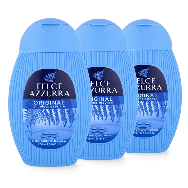 PAGLIERI Felce Azzurra Gel Doccia classico 3x250ml Doccia Doccia Bagno