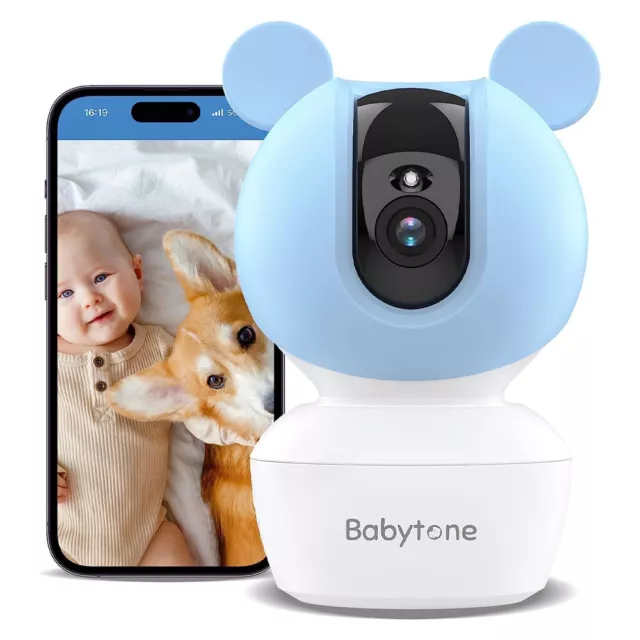 Cámaras de Interior para Seguridad en el hogar 4MP WiFi Smart Baby Monitor