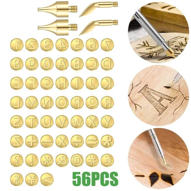 Soldering Letters 28/56PCS INTERNAL HEAT Soldering Iron Head Set English Letter EUR 14,23 ...
