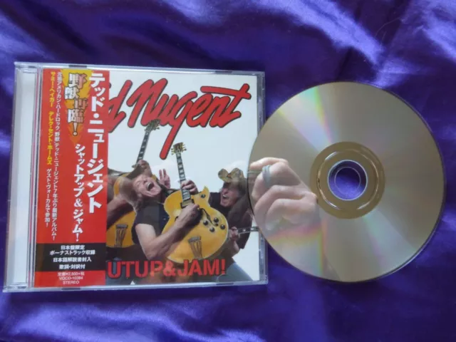 Ted Nugent  Shutup&jam CD Japon avec 1 titre bonus + OBI et livrets 2014