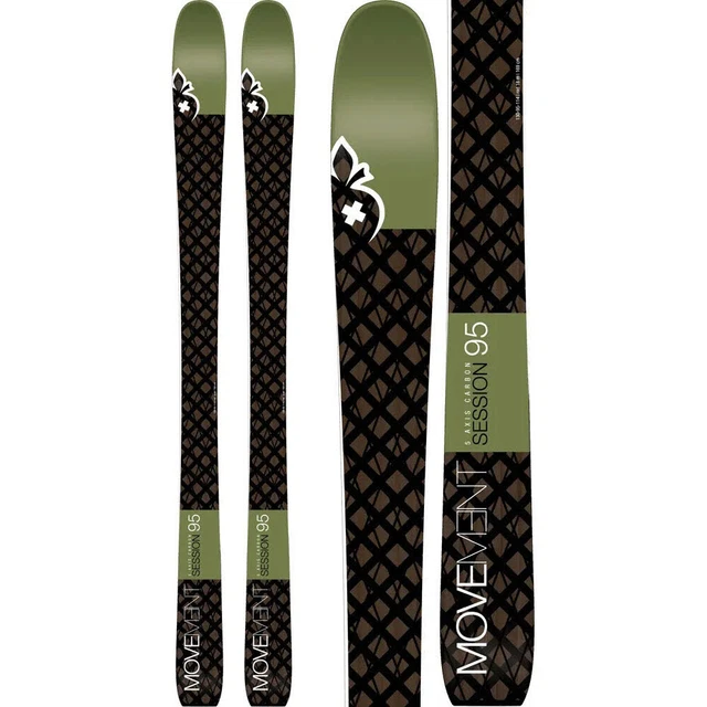 MOVEMENT Session 95 Freeride/Touren Ski Unisex grün
