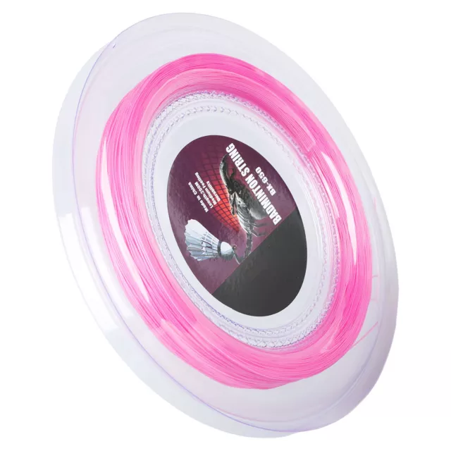 (Pink)Airshi Badminton Racquet String Nylon Replacement Badminton Line 200m For