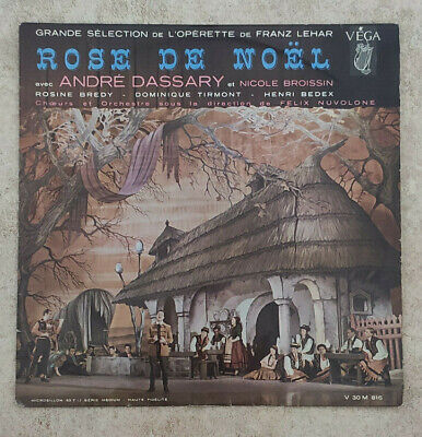 BARCLAY 950.039 33 tours André DASSARY Disque Vinyle LP 12" CELEBRES MELODIES 