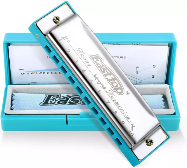 East top Blues Diatonic Harmonica 10Hole C Key Happy Kid Harmonica Mouth Organ