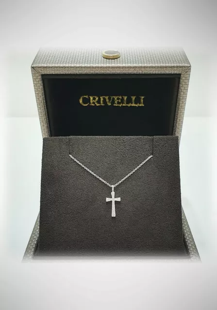 Collana Crivelli in oro bianco e diamanti CRV2106