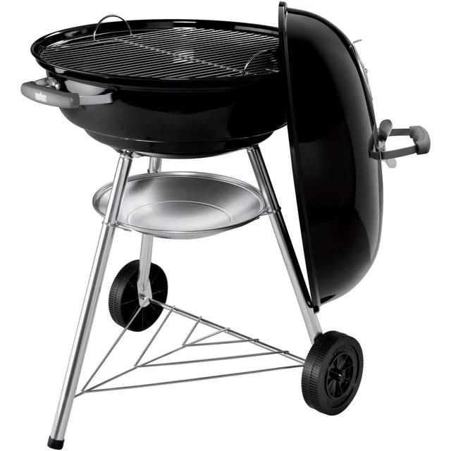 Charcoal BBQ Weber Silver Jumbo Joe 22-Inch Kettle Grill Black Premium Outdoor