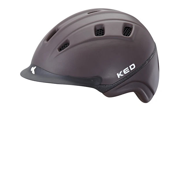 KED® Reithelm Reitkappe BASCO braun matt S=48-54