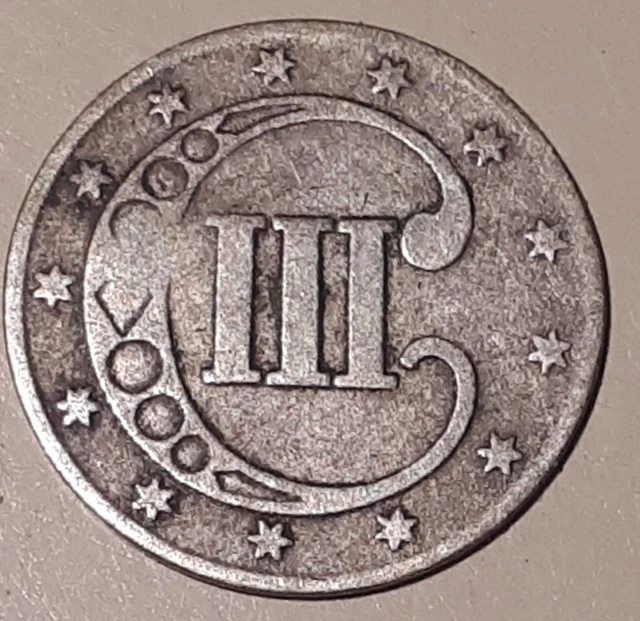 U.S.A. ; SCARCE 3 cents 1851 STAR & SHIELD