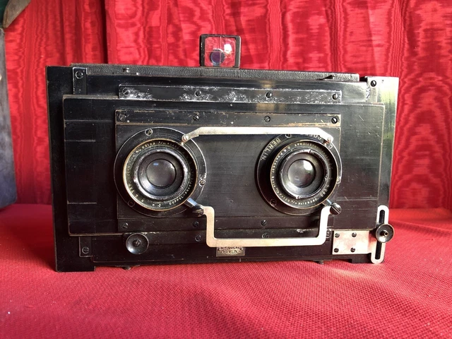 APPAREIL PHOTO ANCIEN stereo jumelles Mackenstein objectif Carl Paul