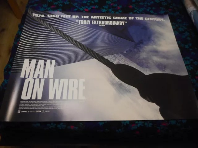 V1066 Man on Wire Movie Art Artwork Decor WALL POSTER PRINT