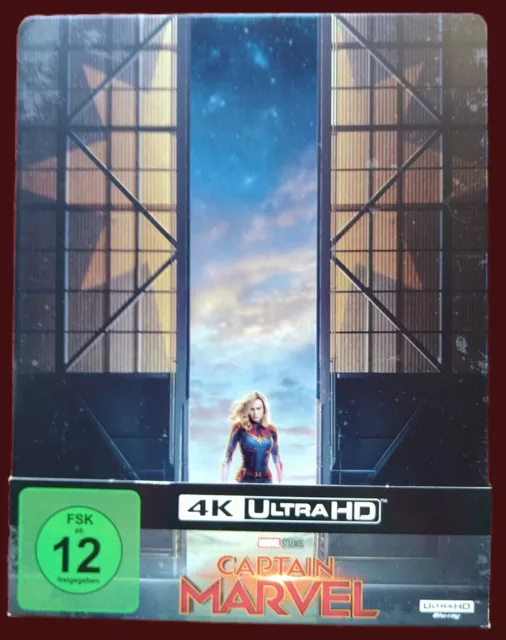 Marvel Steelbooks: 4 Kinofilme in 4K & Blu-rays: Captain Marvel, Eternals u.a.