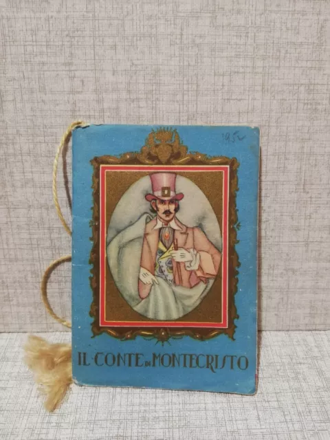 calendario da barbiere 1952 IL CONTE DI MONTECRISTO