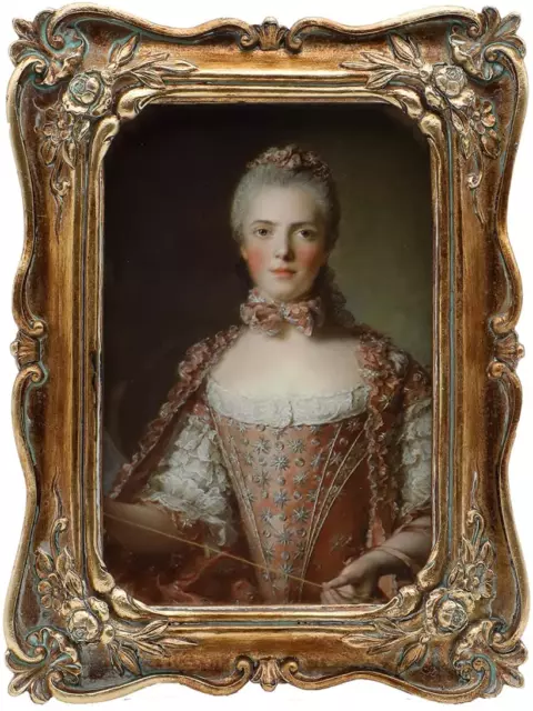 4X6 Vintage Picture Frame, Antique Ornate Bronze Gold Photo Frame, for Tabletop
