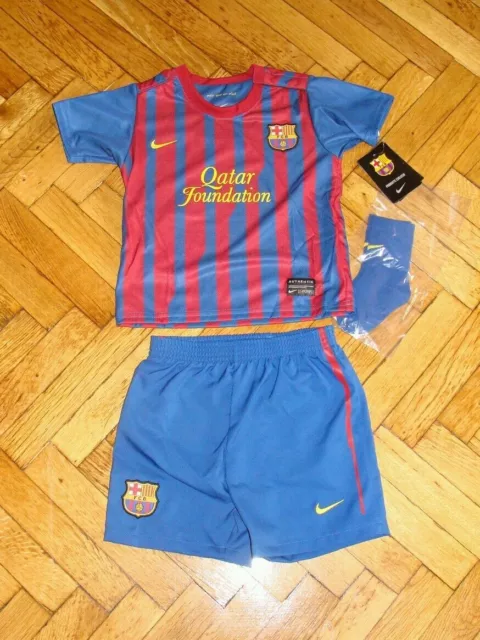 Barcelone Baby Soccer Kit Nike Barca Football Shirt Short Chaussettes NEUF hm