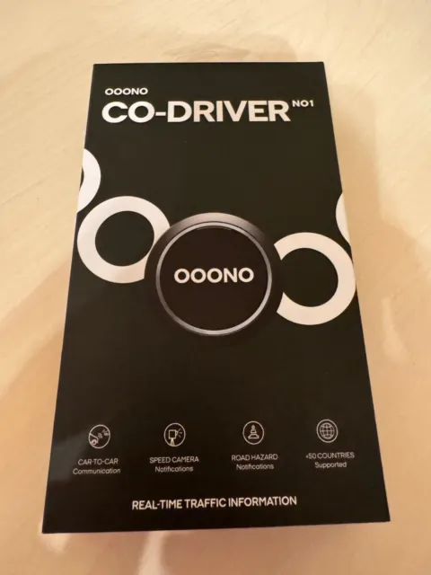 OOONO CO-DRIVER NO1 + Sonnenblendenhalter / Halterung Blitzerwarner oseller  Set 5714149011067