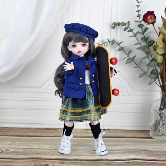 30cm BJD Doll Full Set Clothes Outfits Female Body Fashion Outfits Kids DIY Toys
