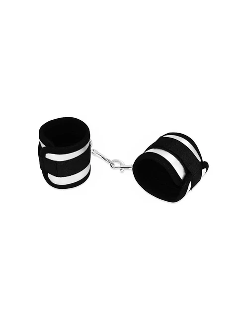 Esposas Velcro Negro y Plateado