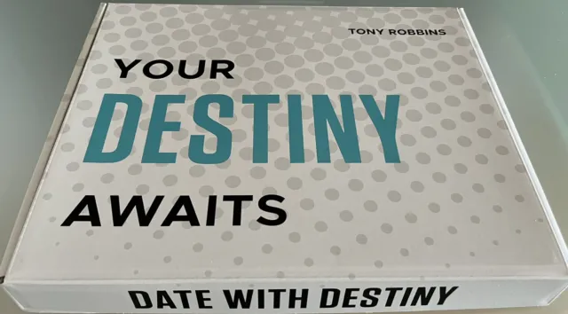 Anthony Tony Robbins - Exclusive Date With Destiny Box Set Manual Workbook