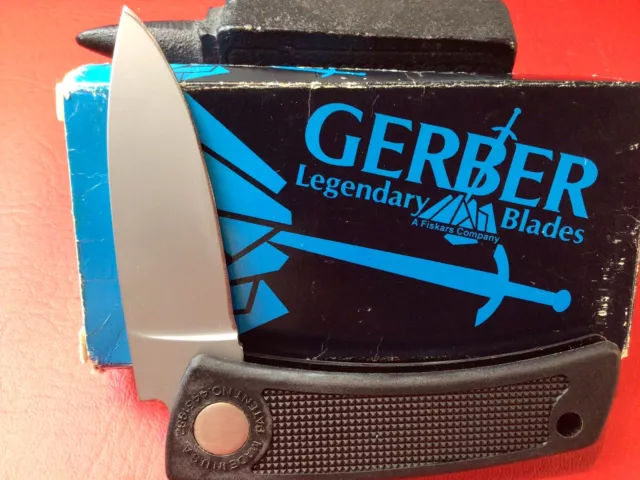Gerber Bolt-Action Utility Folding Locking Knife Box/Sheath Model 700 3