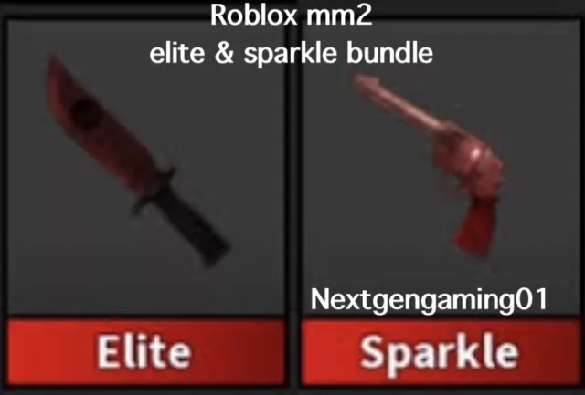 Roblox Murder Mystery 2 mm2 godly complete sparkle set of 10 items