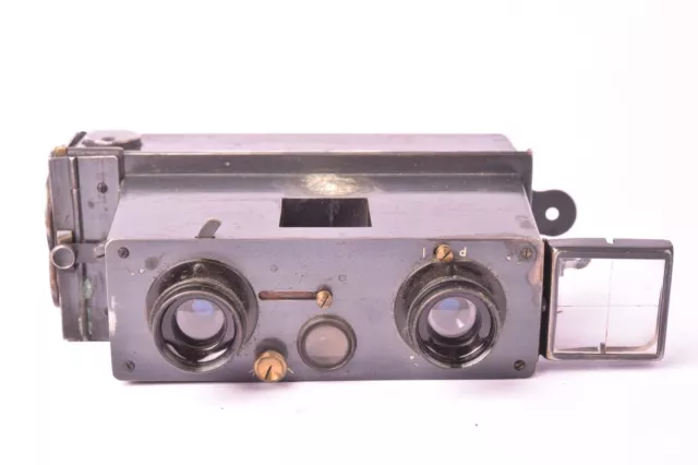 Camera Stereo Verascope For Jules Richard Model Simplified 1908. 45x107