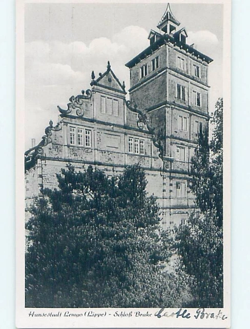 old rppc LARGE BUILDING Lemgo - Lippe - North Rhine-Westphalia Germany HM1418