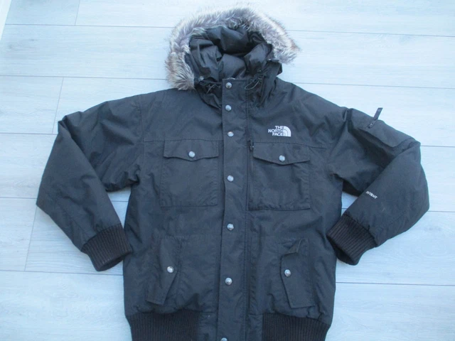 The North Face Mens Gotham Waterproof Hyvent Jacket Goose Down 550 Fill M Black