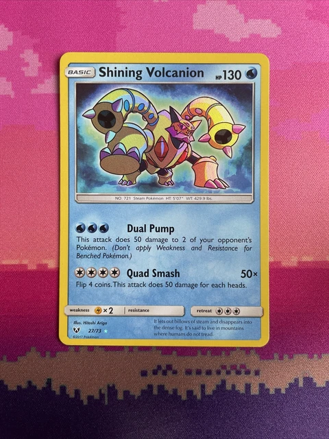 shiny volcanion pokemon card Shiny 6IV Volcanion - lv100 Mythical