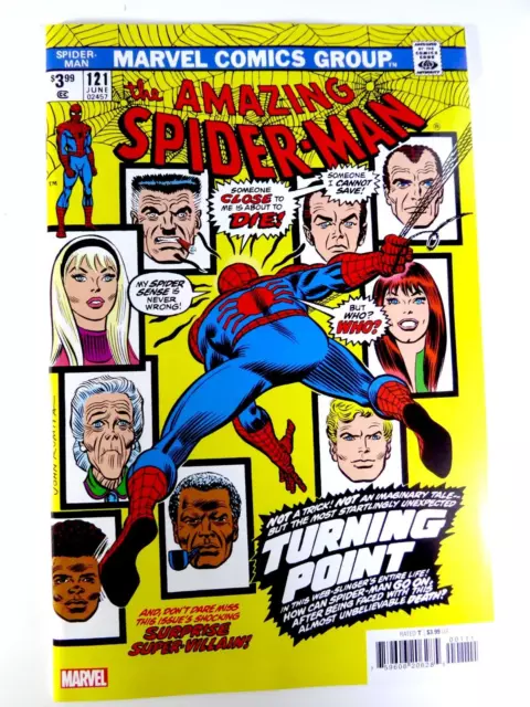 Marvel AMAZING SPIDER-MAN #121 DEATH of GWEN STACY Facsimile NM Ships FREE!