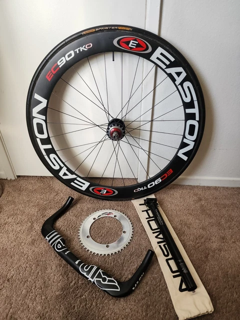 Track Parts Easton Wheel, Cinelli Bullhorn, Sugino ZEN, Thomson seatpost fixie