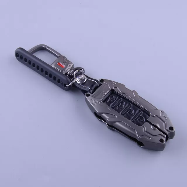 Alloy Remote Key Fob Cover Case Holder Keychain Fit For Infiniti Nissan Qashqai
