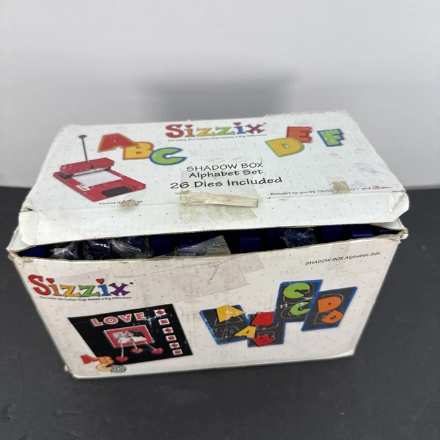 SIZZIX FUN SERIF Lowercase Alphabet Die Cut Collection 26