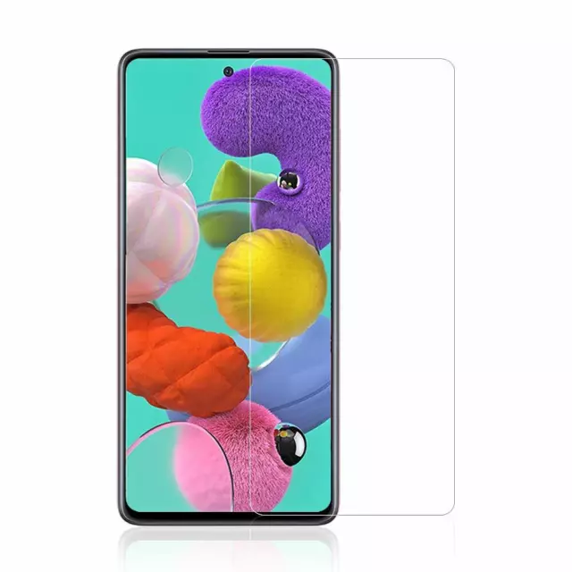 Schutzglas Glasfolie für Samsung Galaxy A51 Display Schutz Folie Panzerfolie 9H