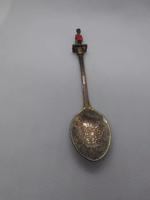 Vintage Mason S/P U.K London English Guard Souvenir Spoon