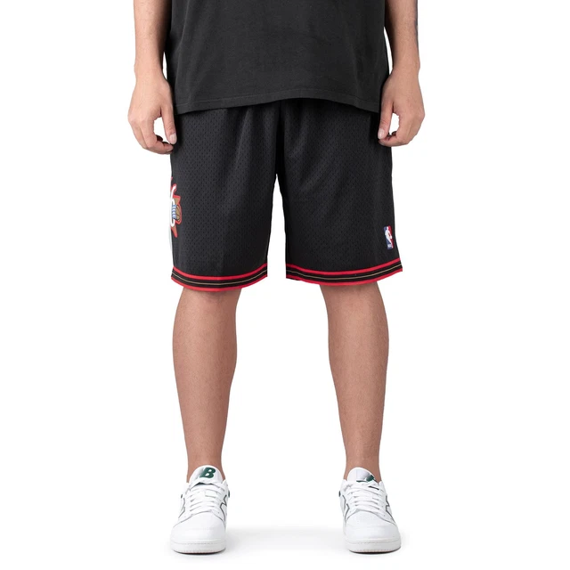 Mitchell & Ness NBA Swingman Shorts Herren Philadelphia SMSHGS18248-P76BLCK00