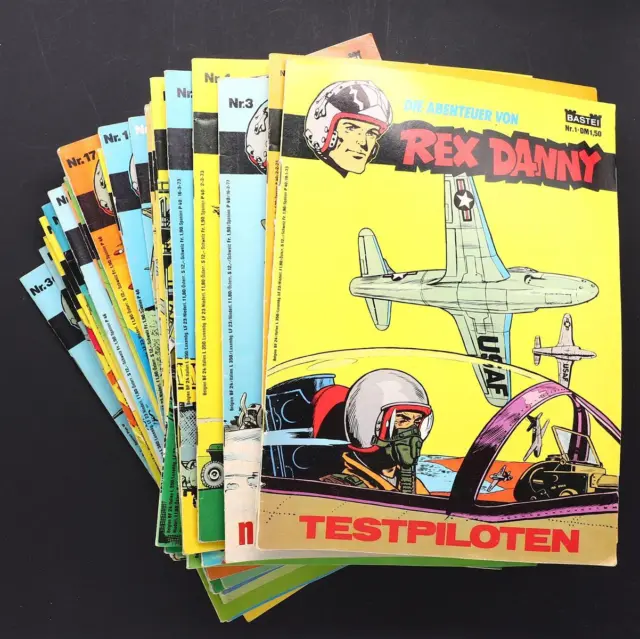Rex Danny komplett 1-30 Sammlung BASTEI Die Abenteuer des Testpiloten Z1-2/Z2+