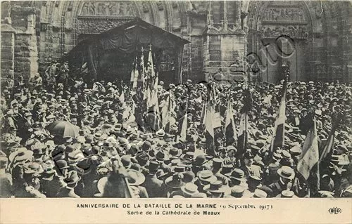 Francia - Meaux, commemorazione della battaglia della Marna - 1917
