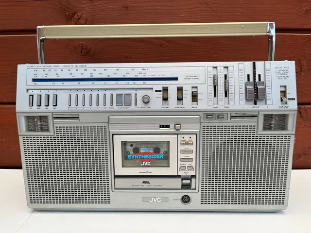 JVC RC M80L BOOMBOX Ghettoblaster Vintage Radiorecorder Working EUR 225 