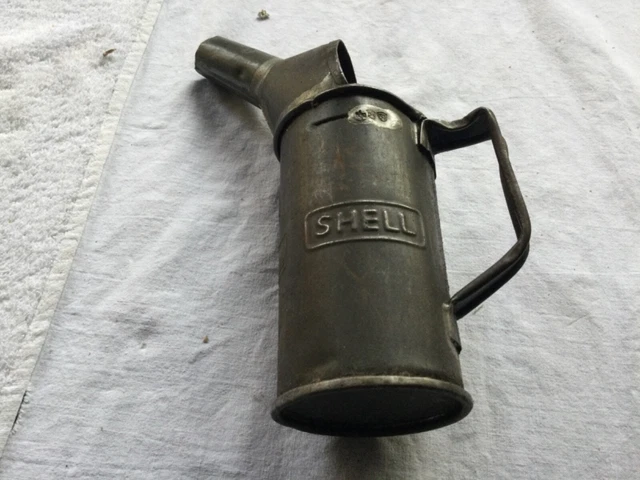Kleine Ölkanne Shell, Benzin, Tankstelle , uralt, Sammler