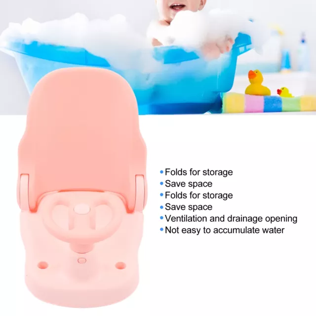 Baby Bath Slip Resistant Adjustable Safety Baby Bathtub Shower Chair Fo_ss
