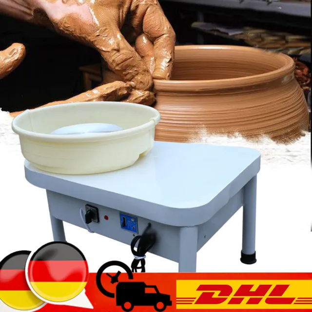 Disco de cerámica eléctrico profesional máquina de cerámica Pottery Wheel Ø25 cm