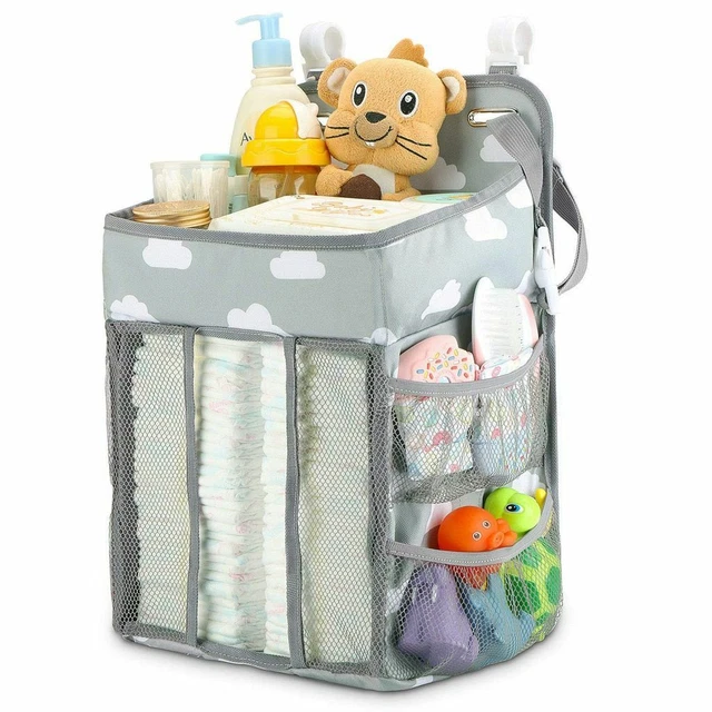 Diaper Caddy Organizer Hanging Stacker Changing Table Stroller Organizer Baby