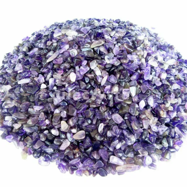 100g Natural Purple Tumbled Amethyst Quartz Crystal Bulk Stones Healing Reiki