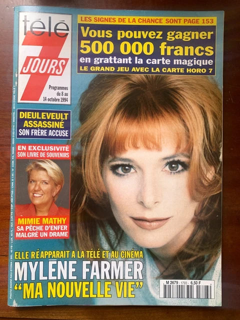 Télé 7 Jours Hors-série Mylène Farmer - Lot Occasion, Couverture 3/4