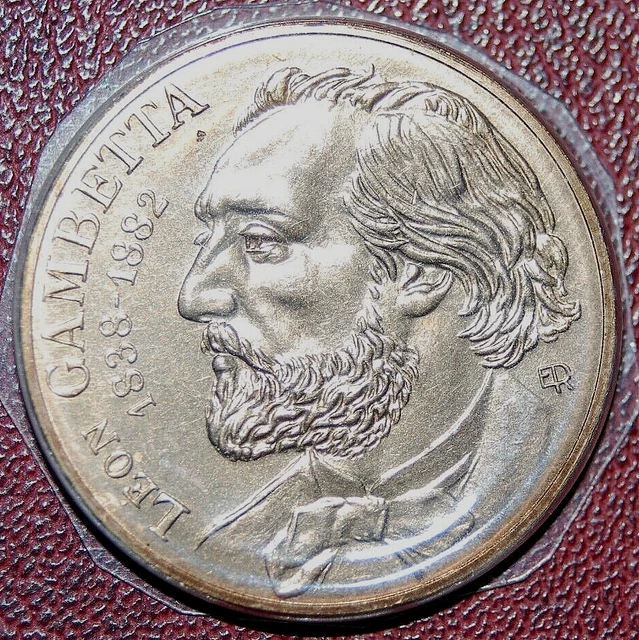 Gambetta 10 Francs 1982 Fdc Sous Blister Rare ...A Saisir....
