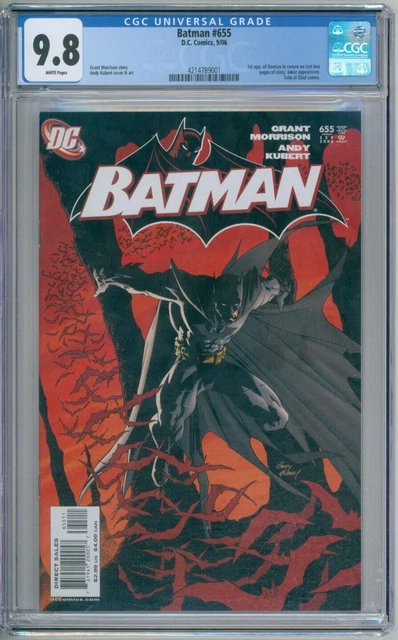 Batman 655 CGC Graded 9.8 NM/MT 1st Damian Wayne DC Comics 2006