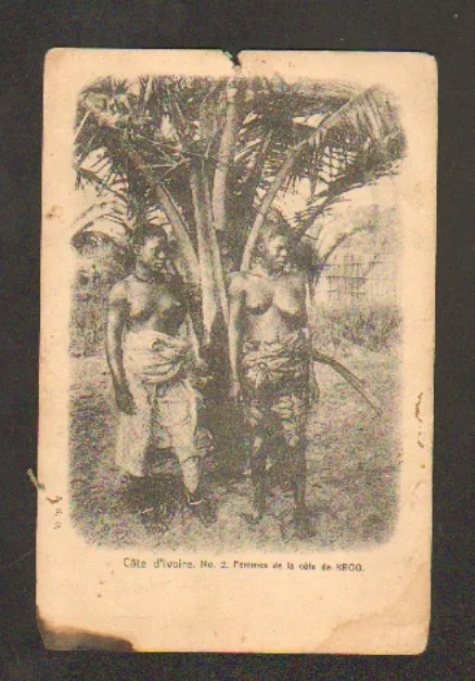 COTE de la KROO (COTE D'IVOIRE) ETHNIQUE / FEMMES avant 1904