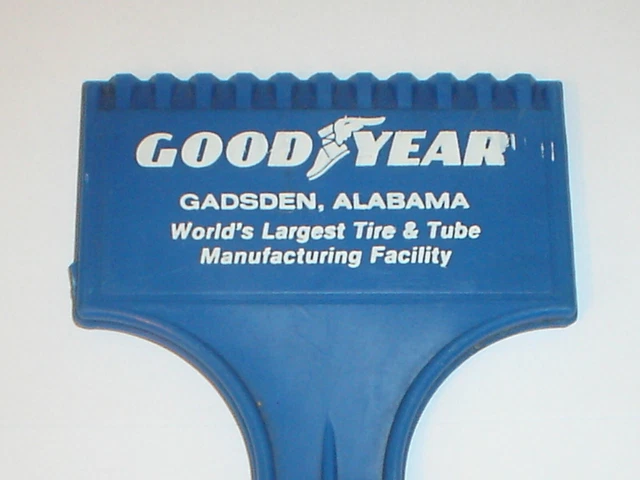 Vintage Good Year Tires Gadsden, Alabama Advertising Ice Scrapper Car / Truck