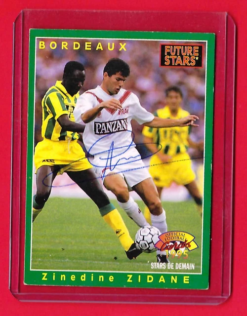 ZINEDINE ZIDANE 93-94 94-95 Rookie Bordeaux Panini Card